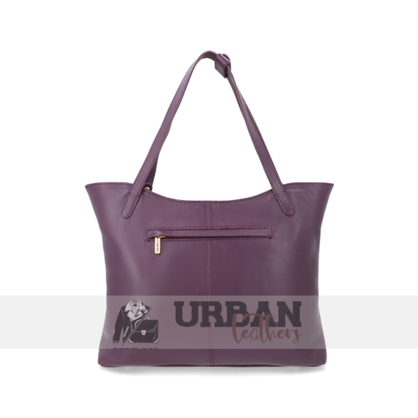 Dark purple elegant and stylish women's handbag with a chic design, perfect for any occasion.