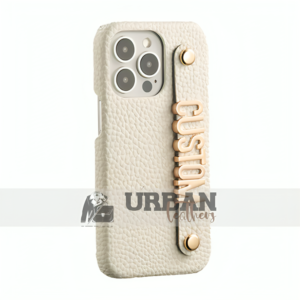 Custom leather iPhone case offering stylish and durable protection.