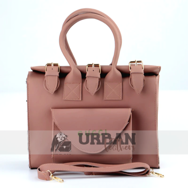 Stylish leather belt bag for women with versatile design.