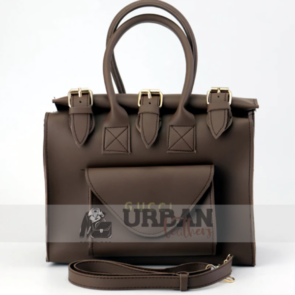 Stylish leather belt bag for women with versatile design.