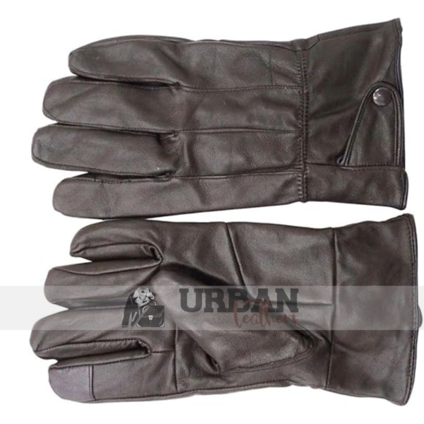 REED Men's Leather Driving Gloves, warm, comfortable, and touchscreen compatible