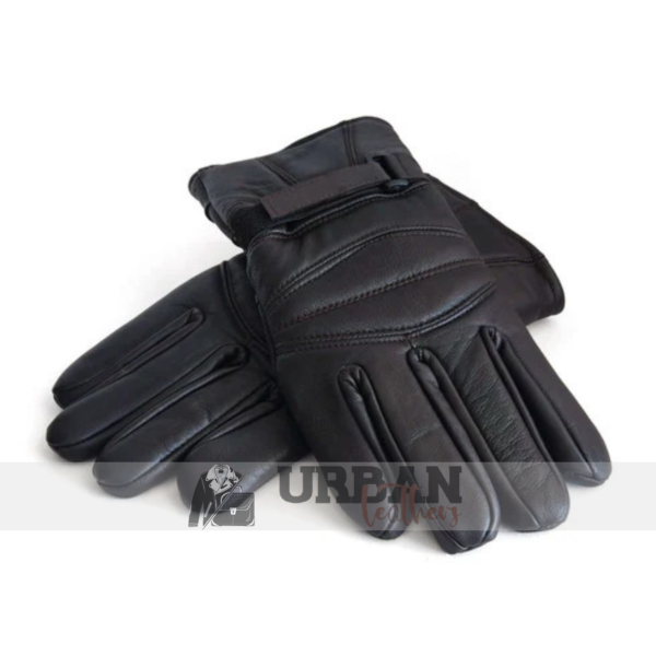 Durable men's winter gloves made of premium sheep leather, designed for warmth and comfort