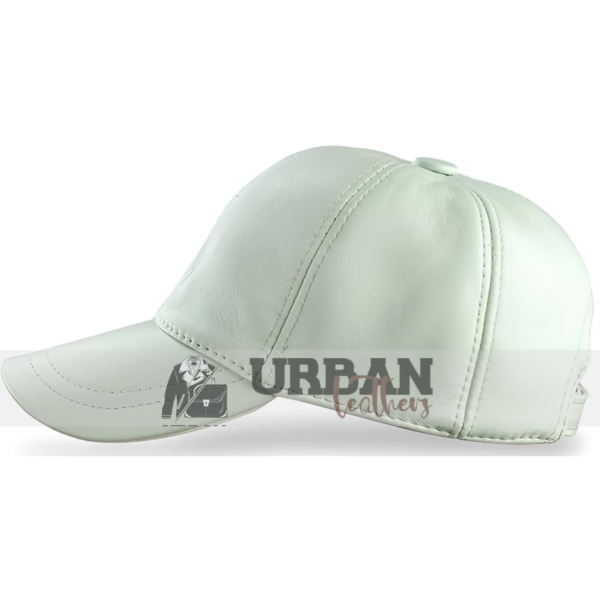 Leather Baseball Cap for Men - Stylish Brown Leather Hat