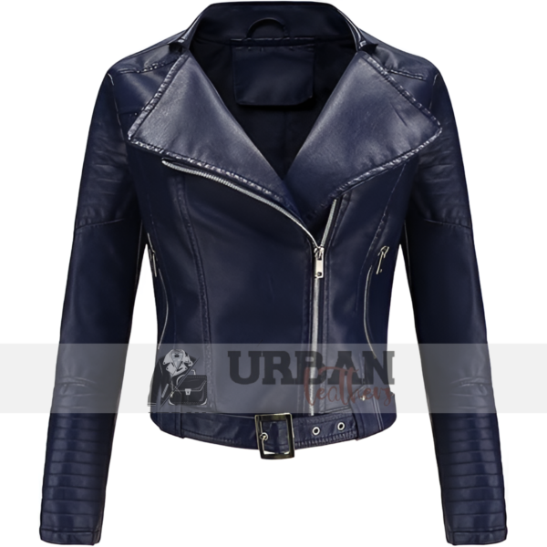 Chic and versatile, this faux leather jacket offers a flattering fit, smooth lining, and functional pockets. Perfect for casual or dressy looks, it’s a must-have for effortless style.