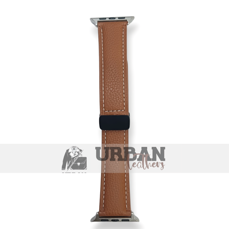 High-quality leather watch strap for men and women with durable design